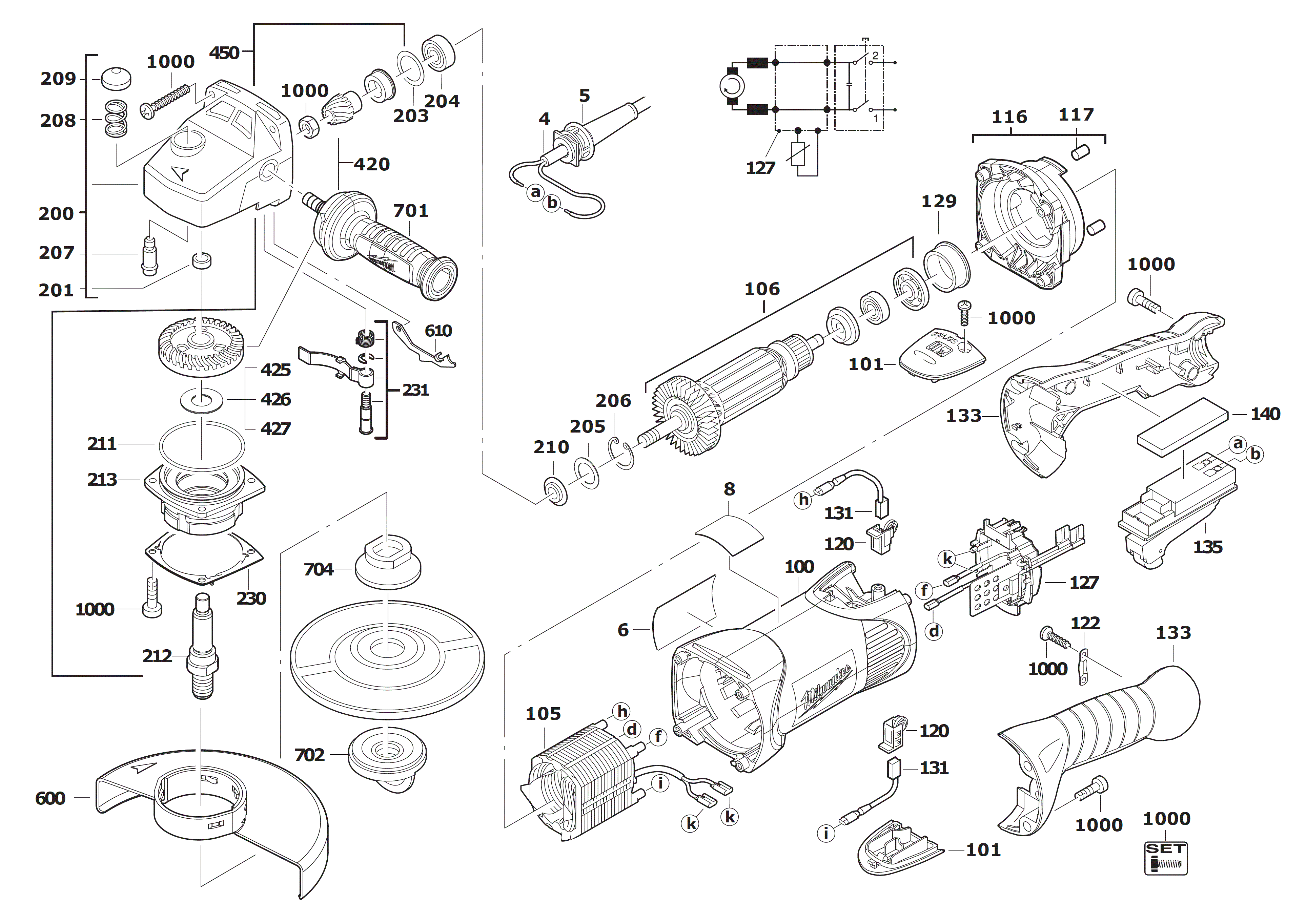 MILWAUKEE AGV17-150XC#4000432251