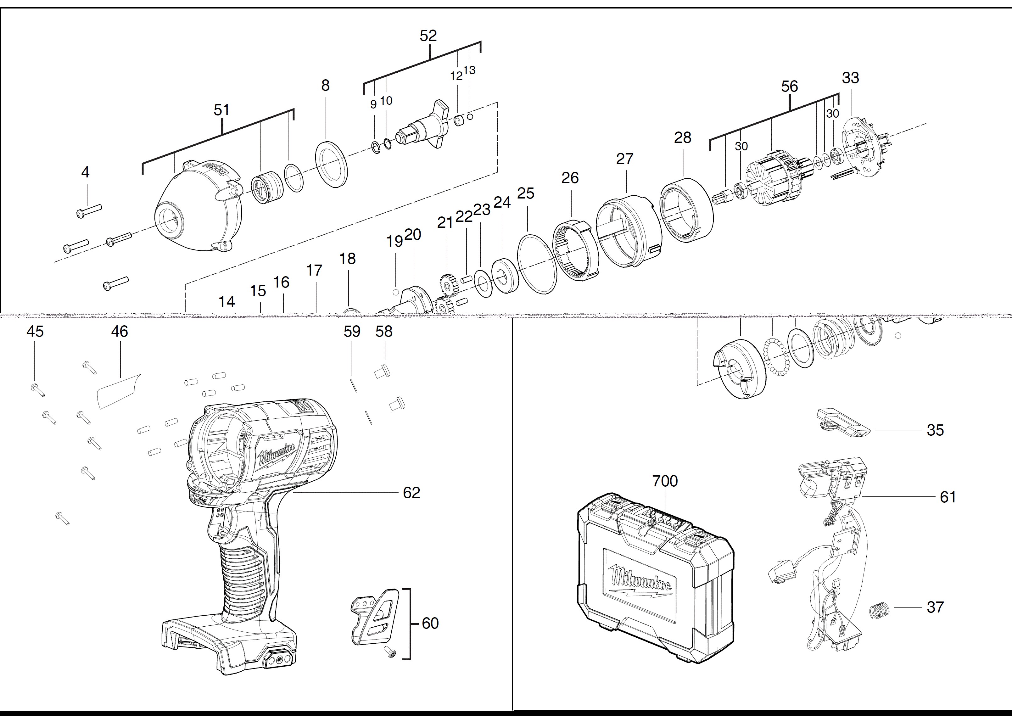 MILWAUKEE M18BIW38#4000443601