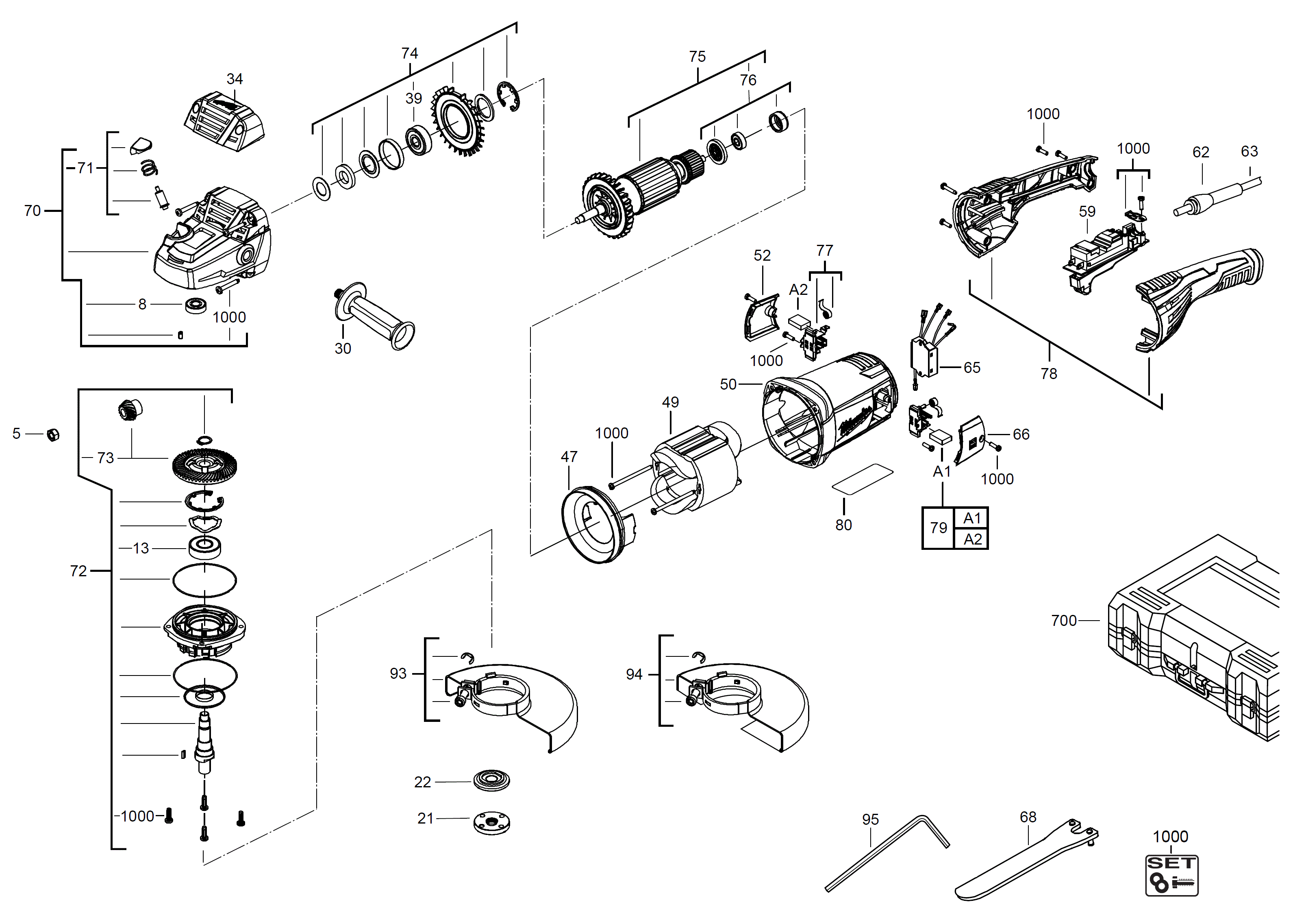 MILWAUKEE AG22-230#4000446036