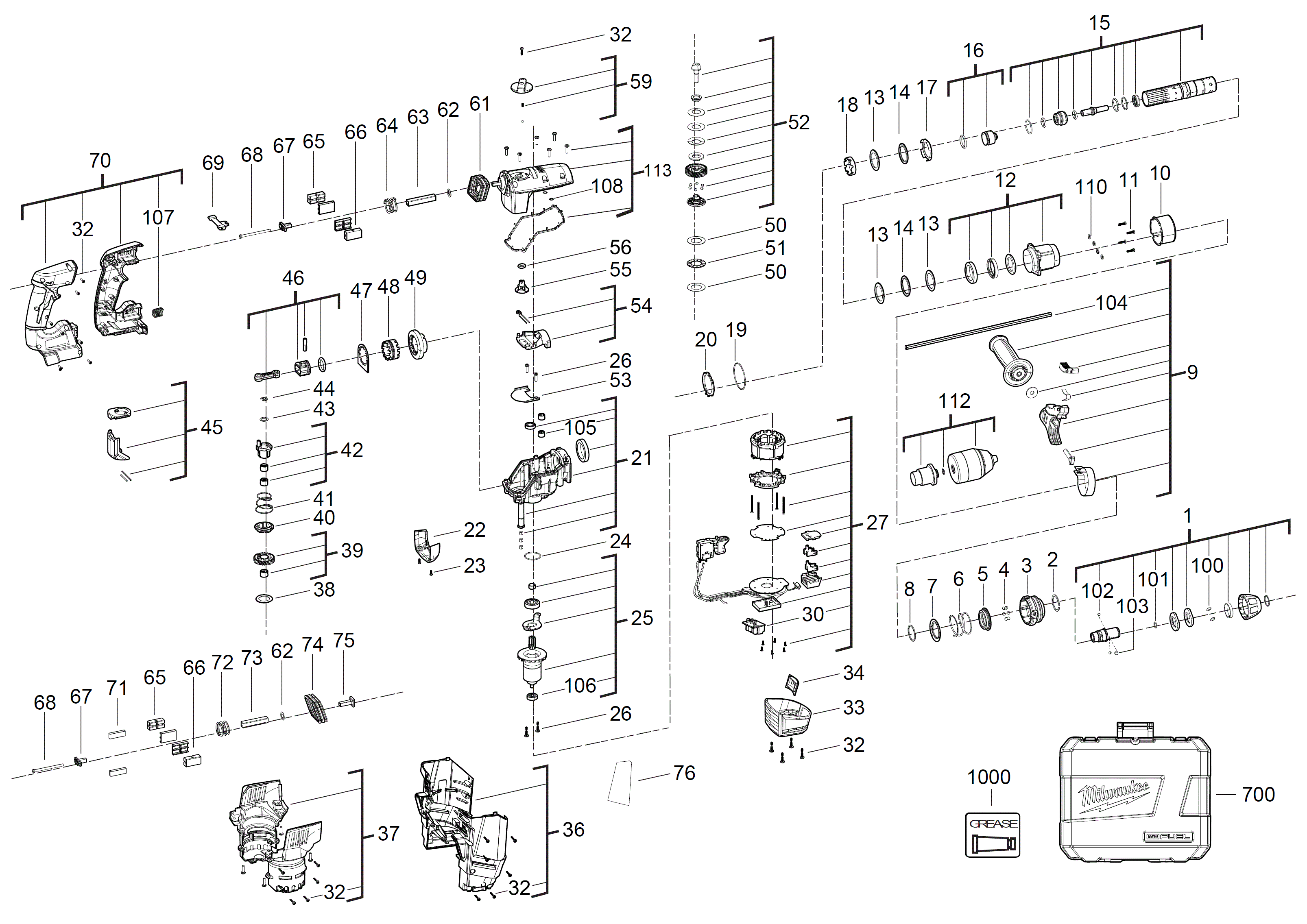 MILWAUKEE M18CHPX#4000446831