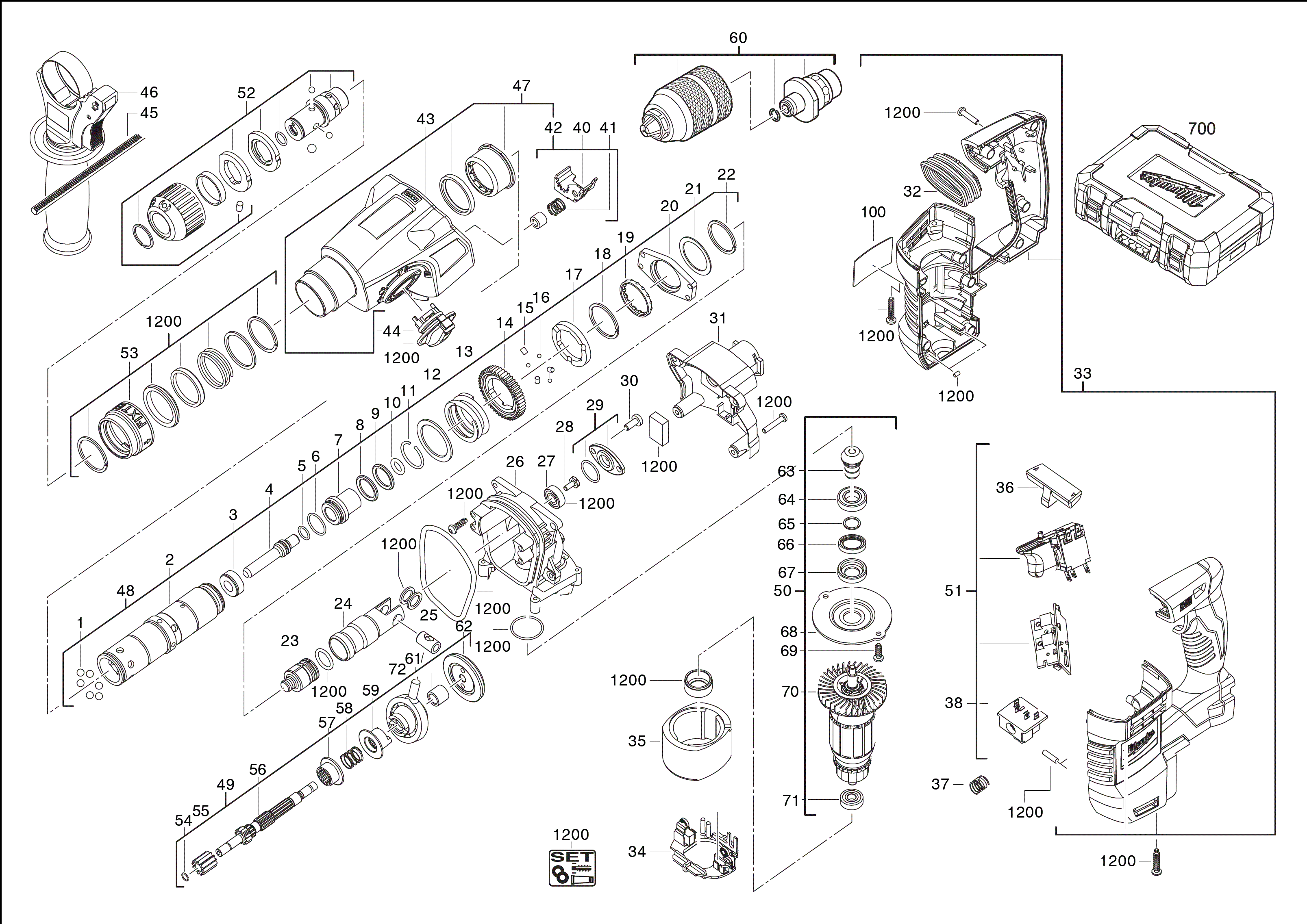 MILWAUKEE HD18HX#4000447206