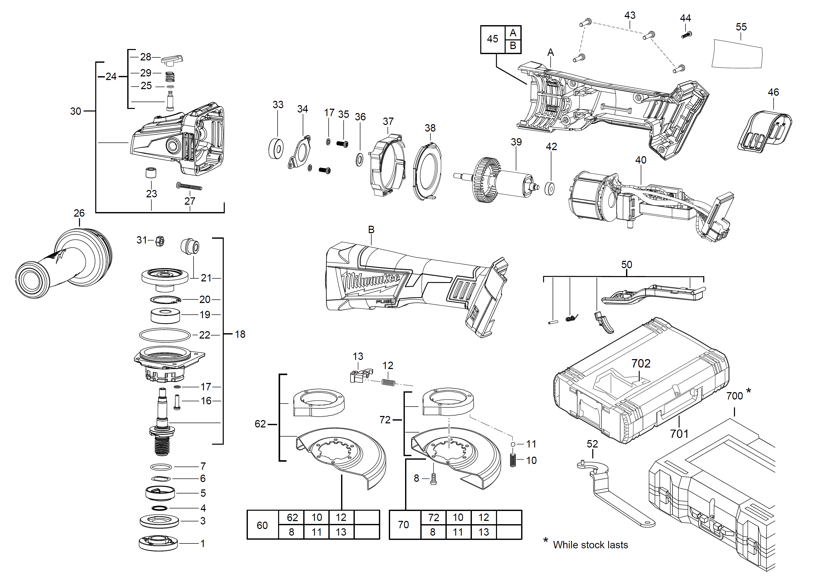 MILWAUKEE M18CAG 115XPD#4000447591