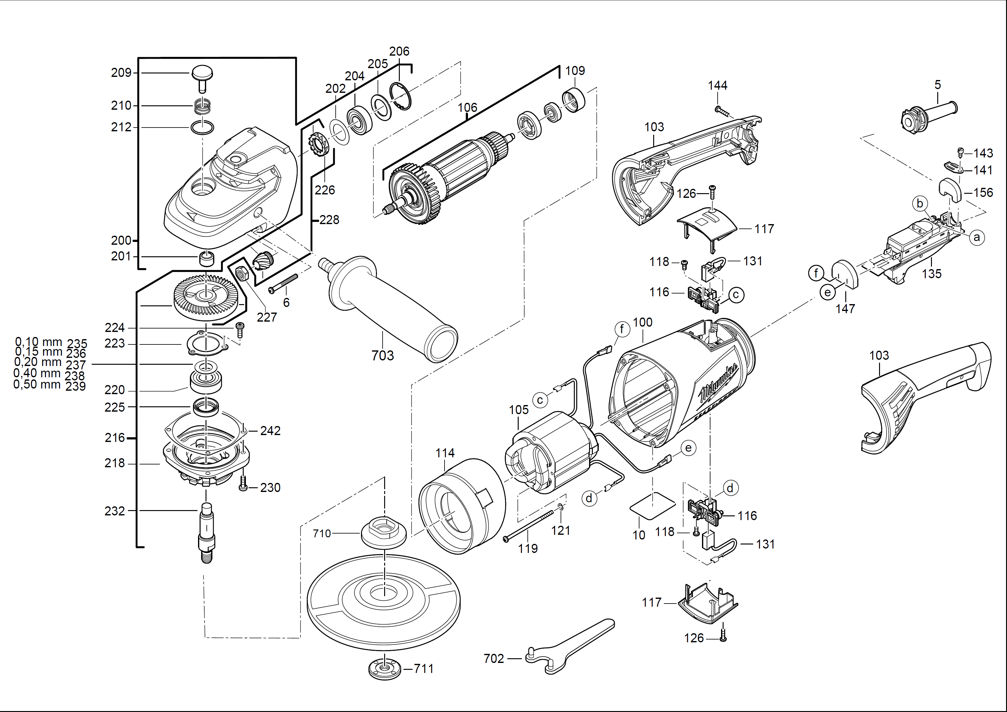 MILWAUKEE AG24-230E#4000449591