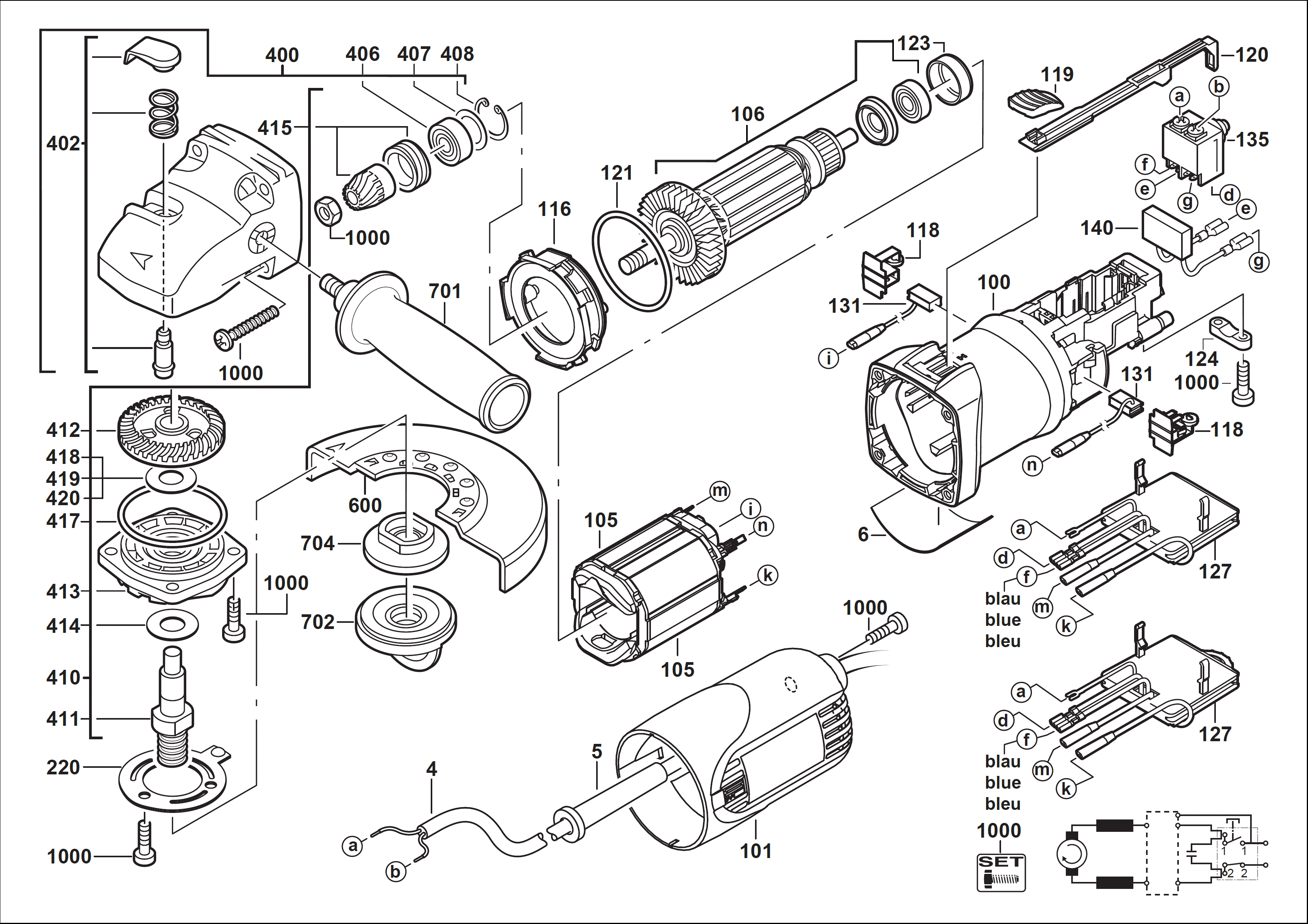 MILWAUKEE AG9-125XC#4000449740