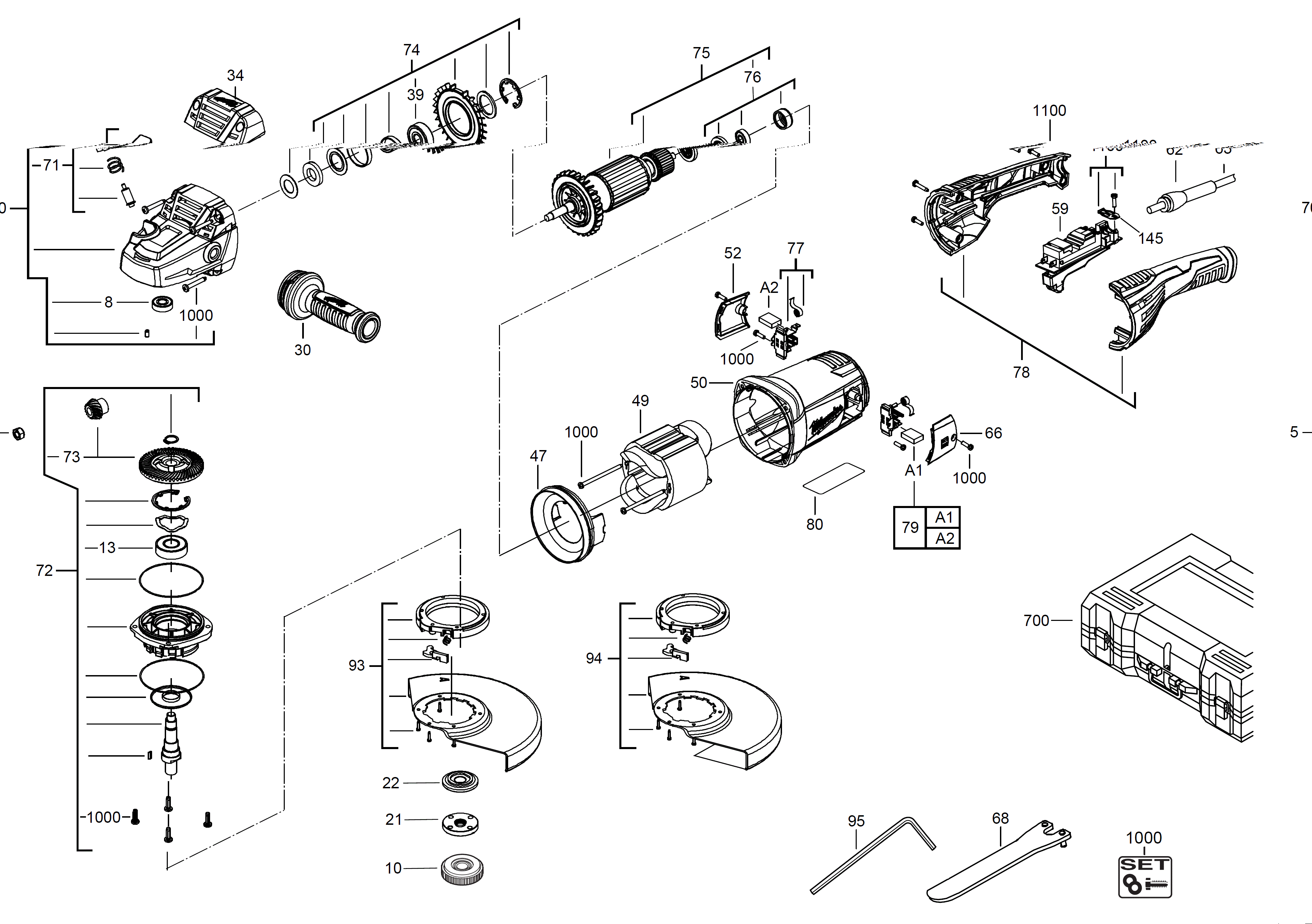 MILWAUKEE AGVK24-230EK #4000449976