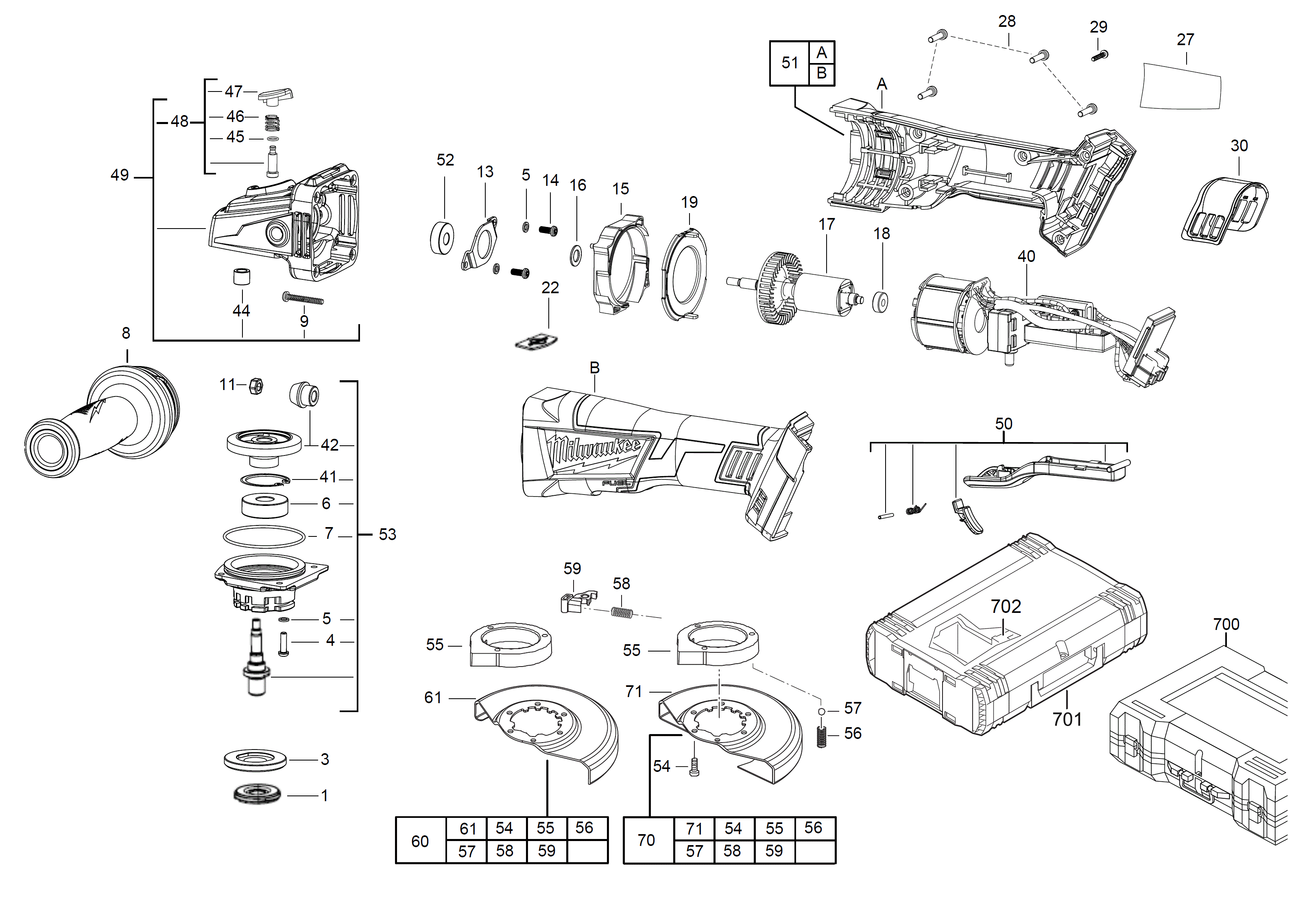 MILWAUKEE M18CAG115XPDB-0X#4000452129