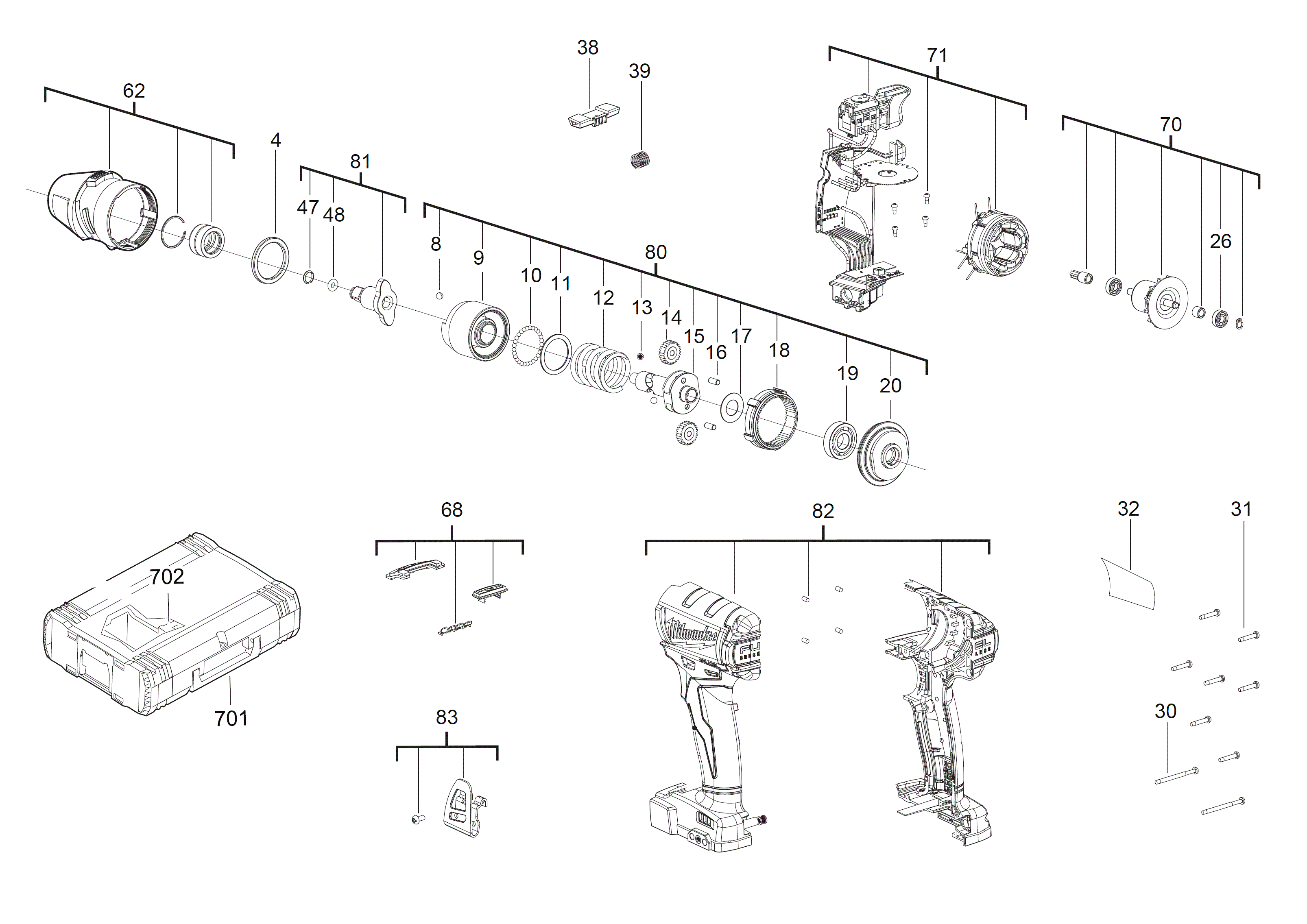 MILWAUKEE M18FIWF12#4000452508