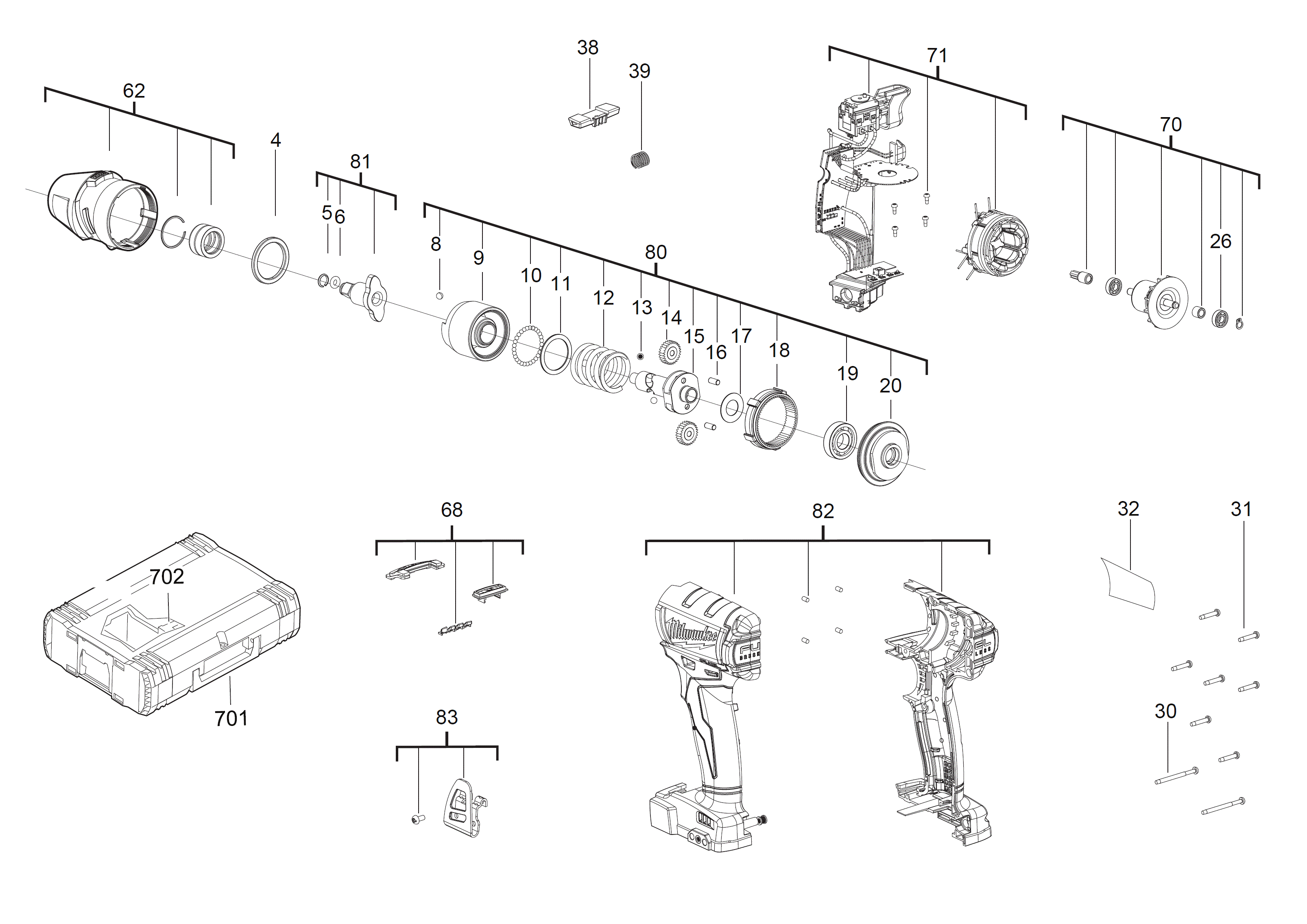 MILWAUKEE M18FIWF38#4000452539