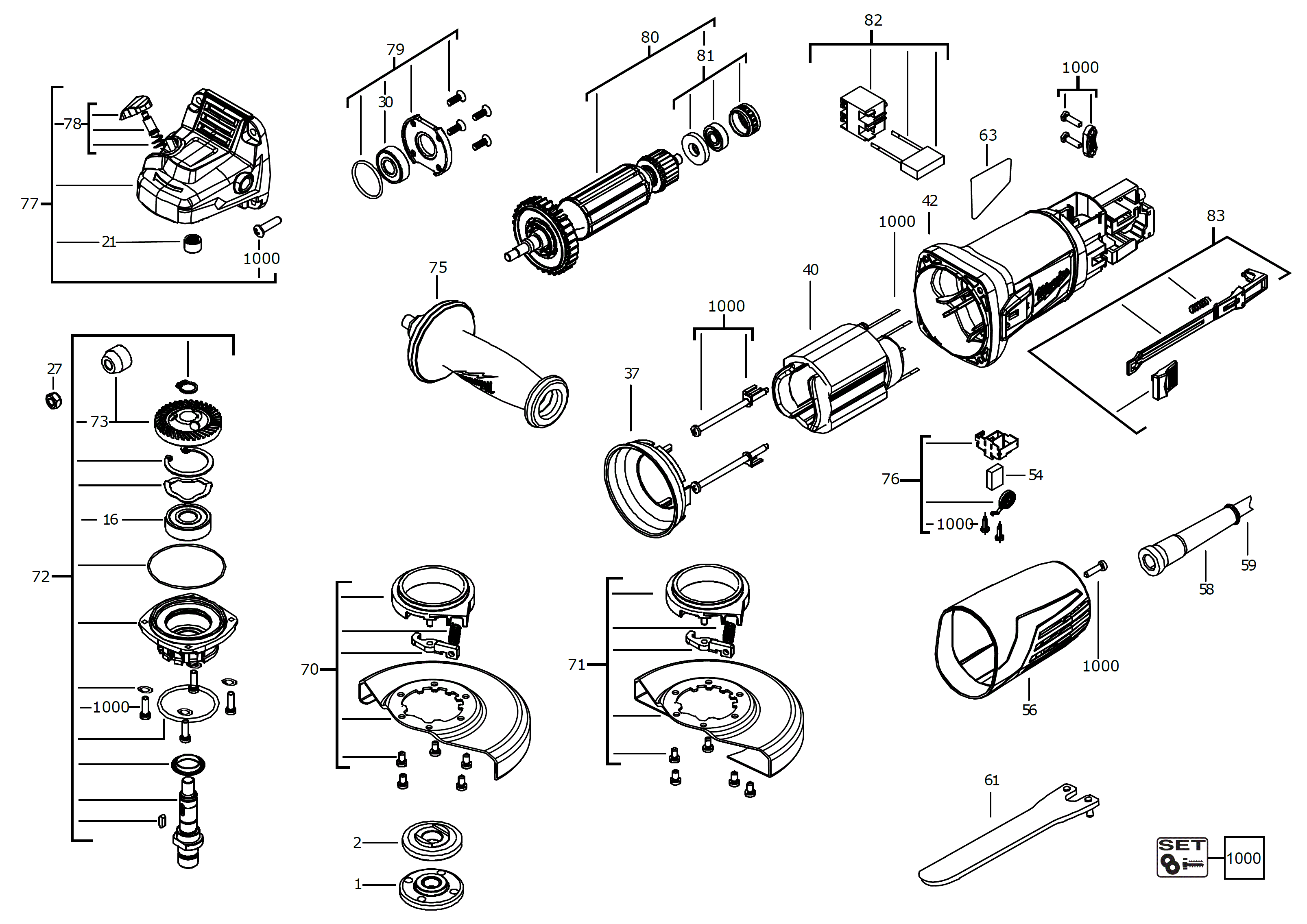MILWAUKEE AG10-125EK#4000452952
