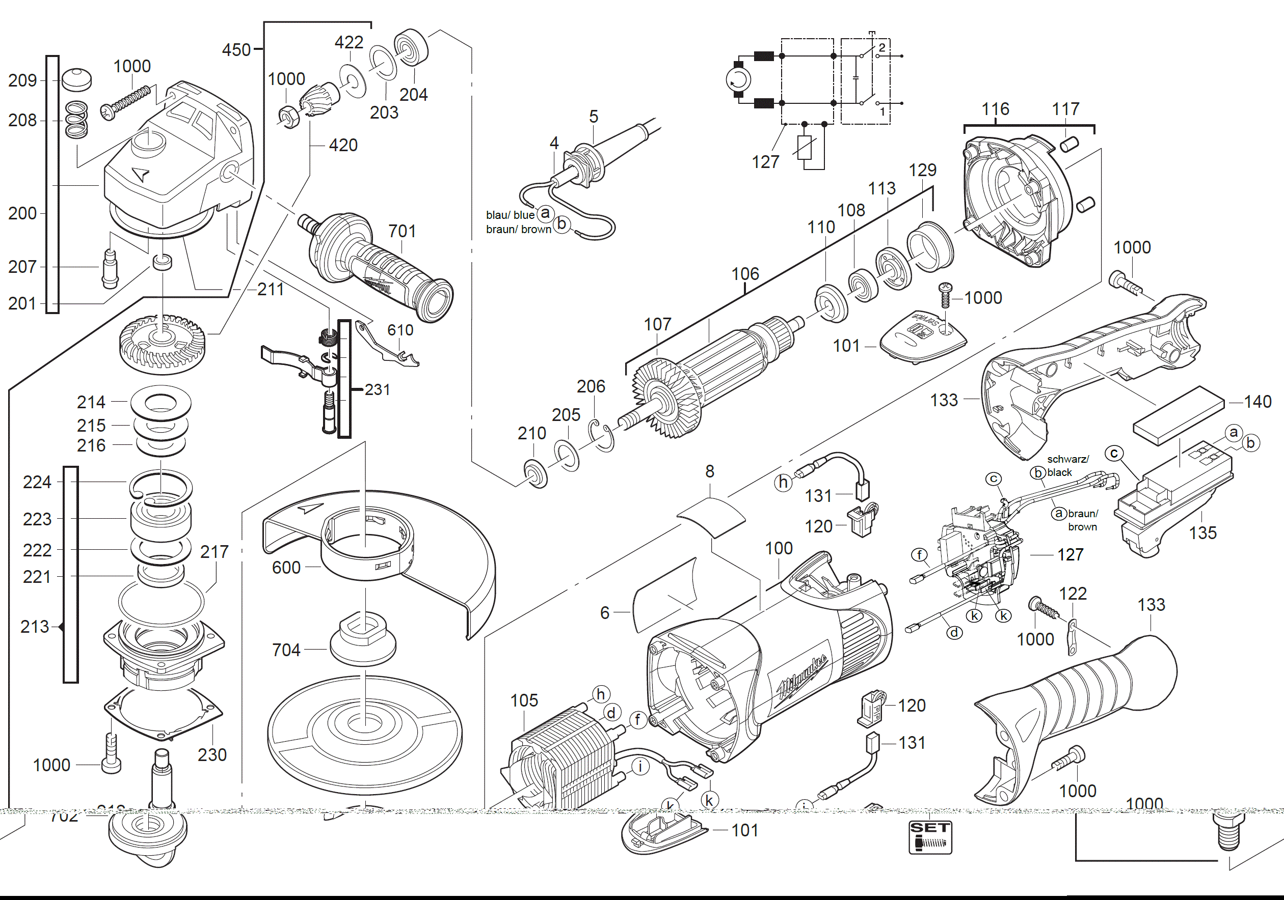 MILWAUKEE AGV17-180XC#4000455195
