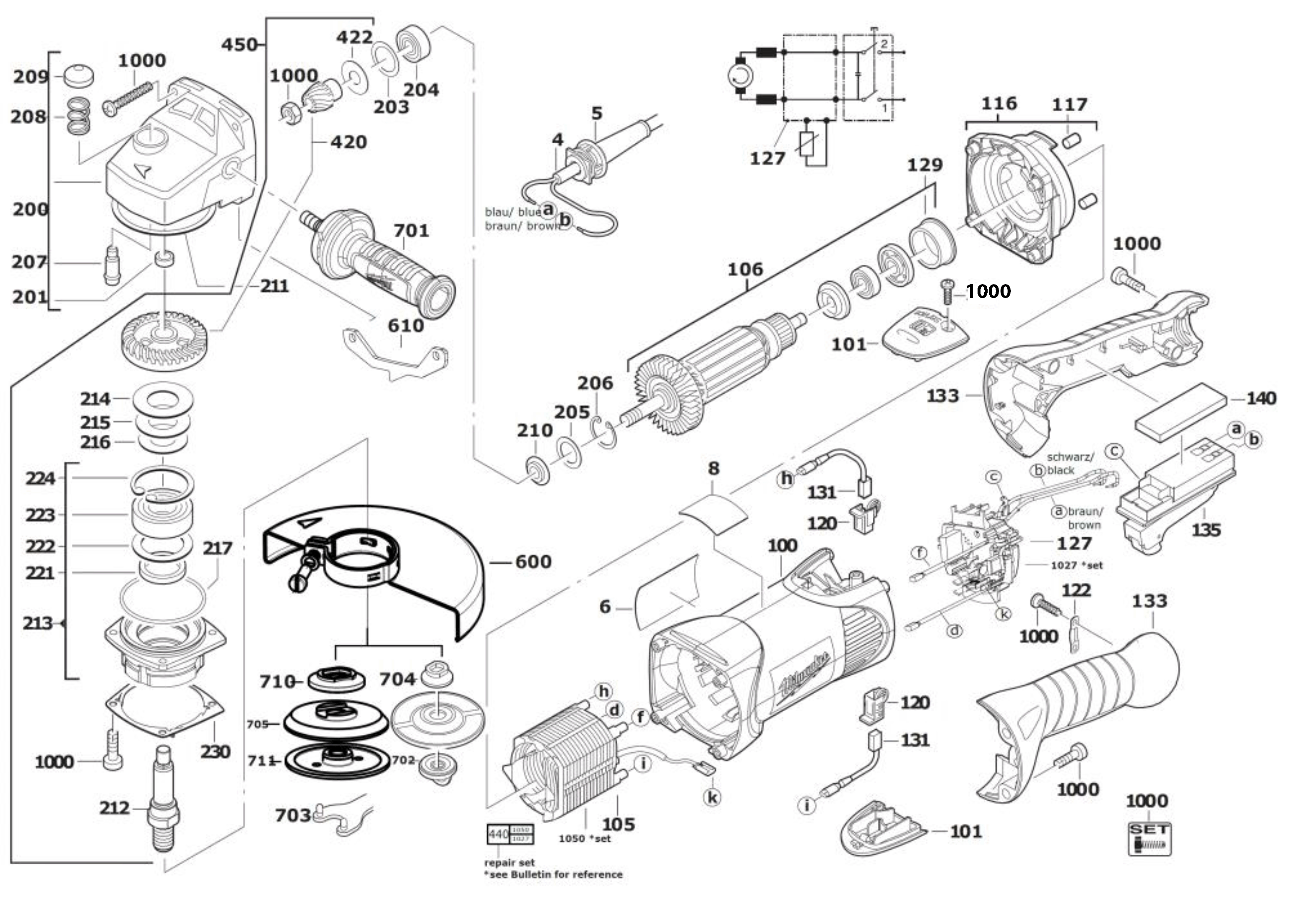 MILWAUKEE AGV17-180XC DMS#4000455198