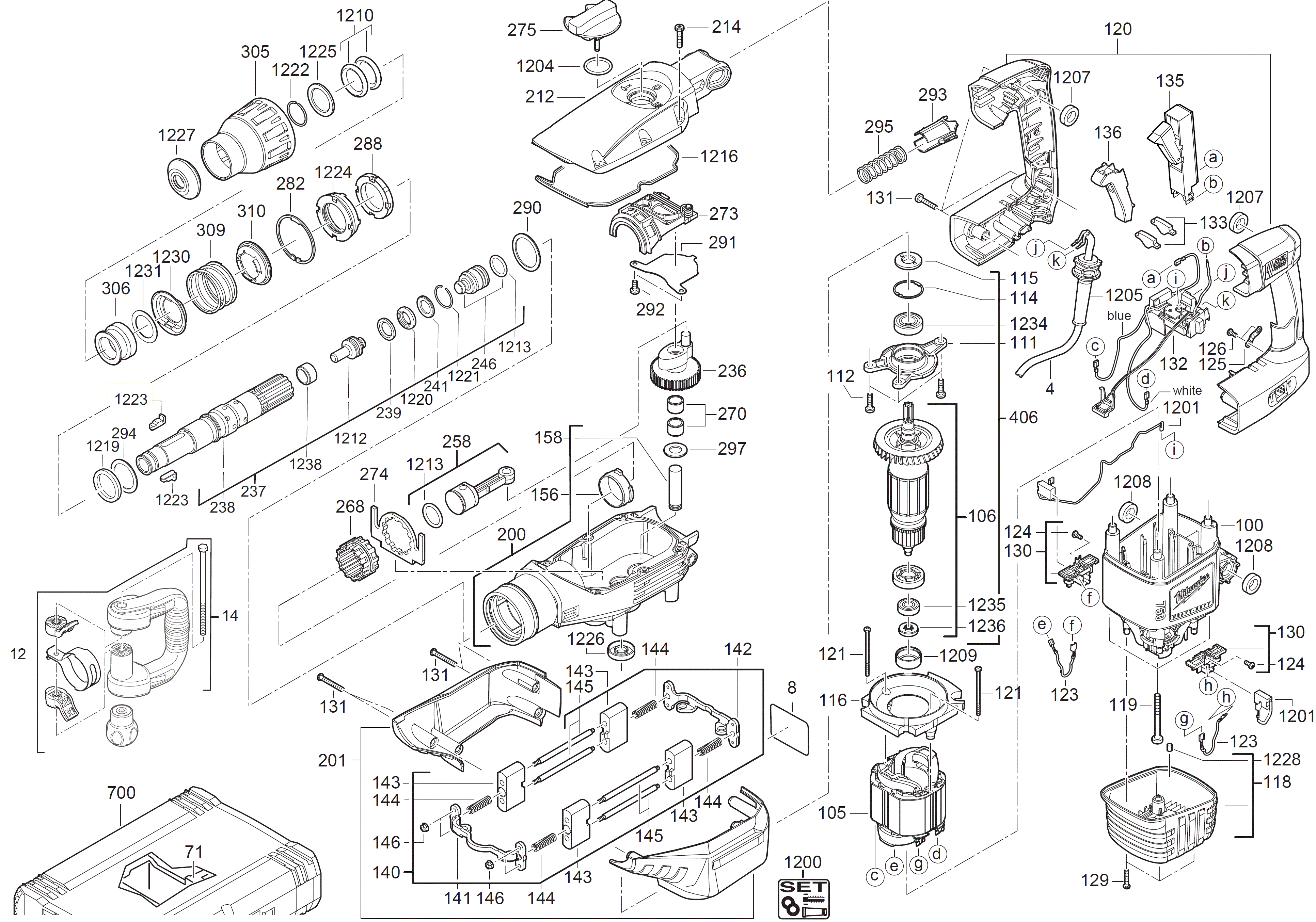 MILWAUKEE K700S#4000455731