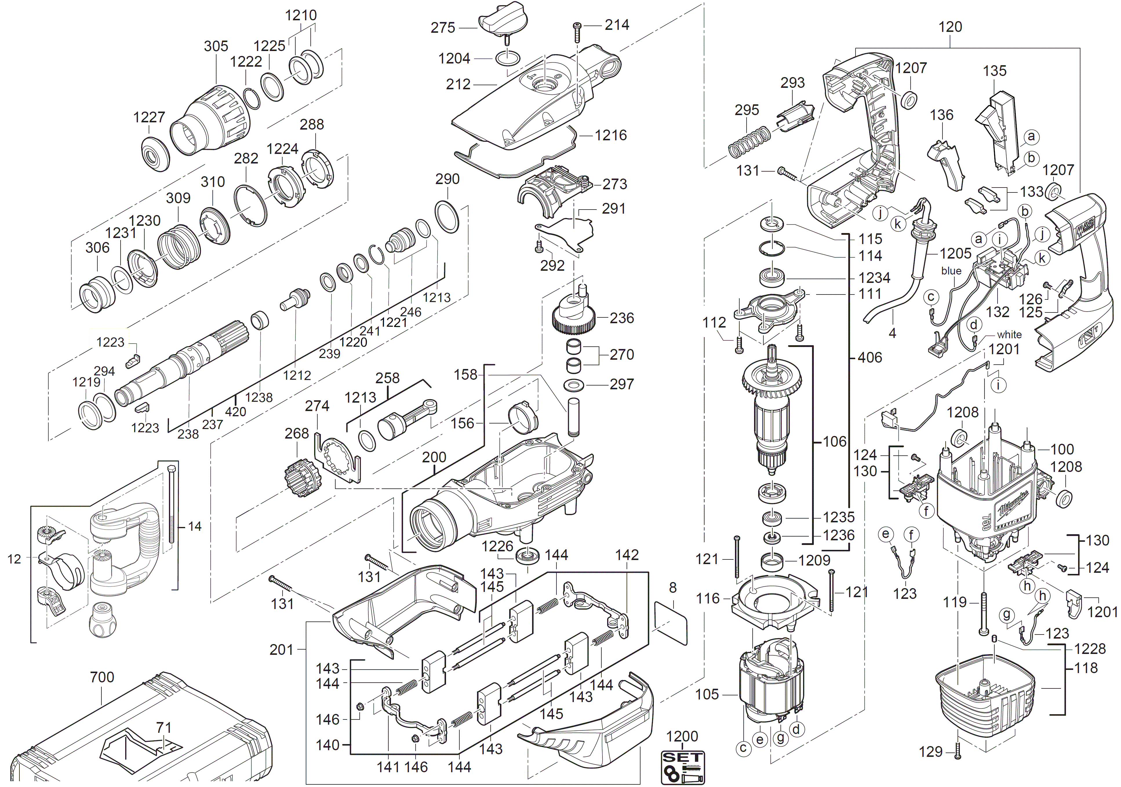 MILWAUKEE K700S#4000455777