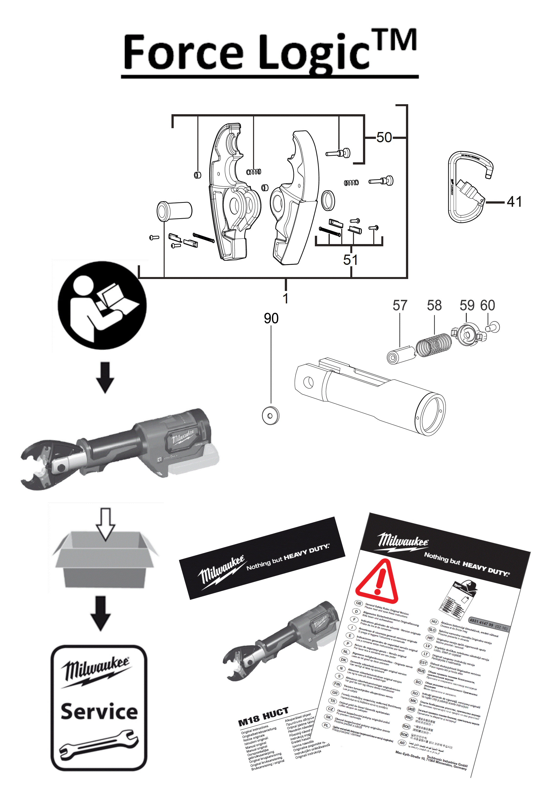 MILWAUKEE M18HUCT-202B#4000456675