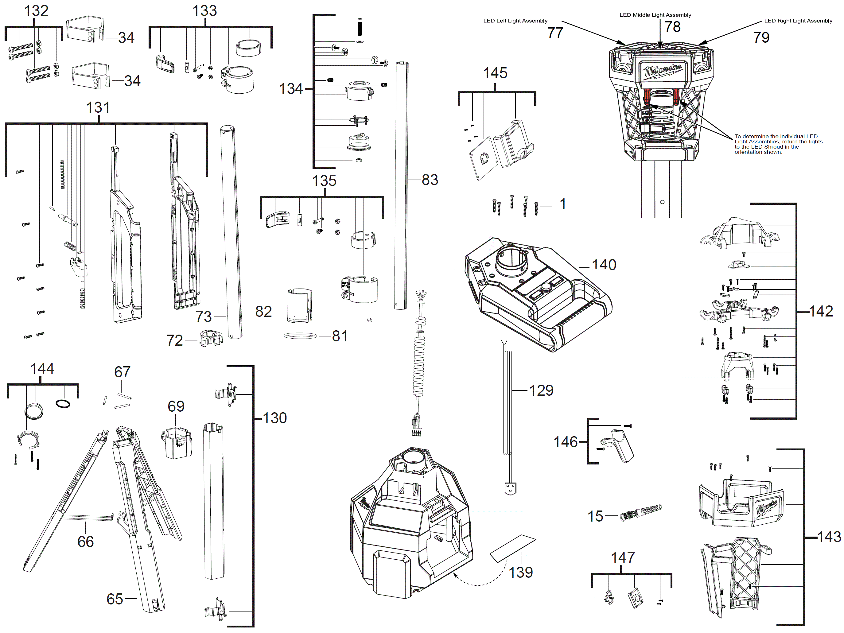 MILWAUKEE M18HSAL#4000456876