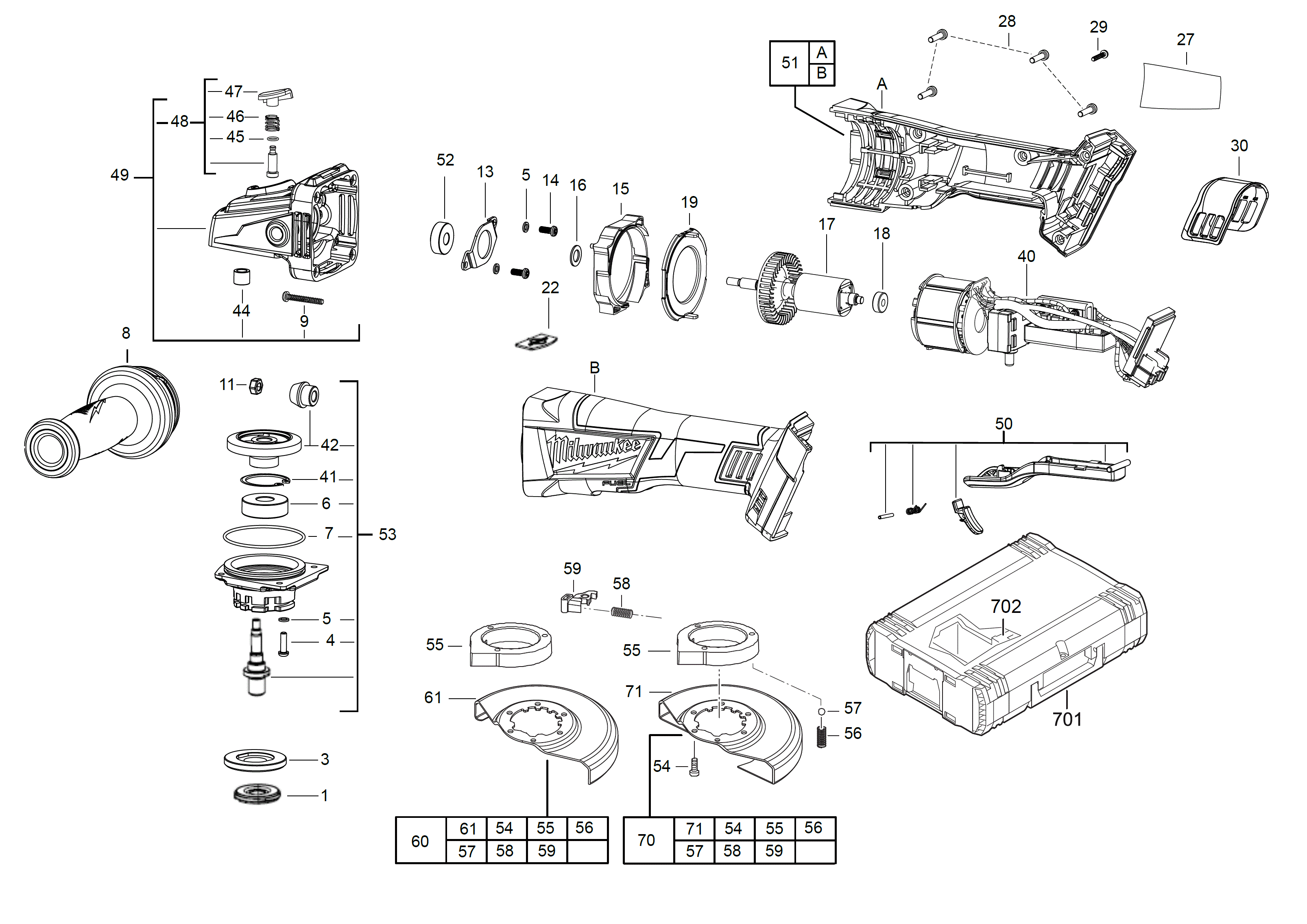 MILWAUKEE M18CAG125XPDB#4000458524