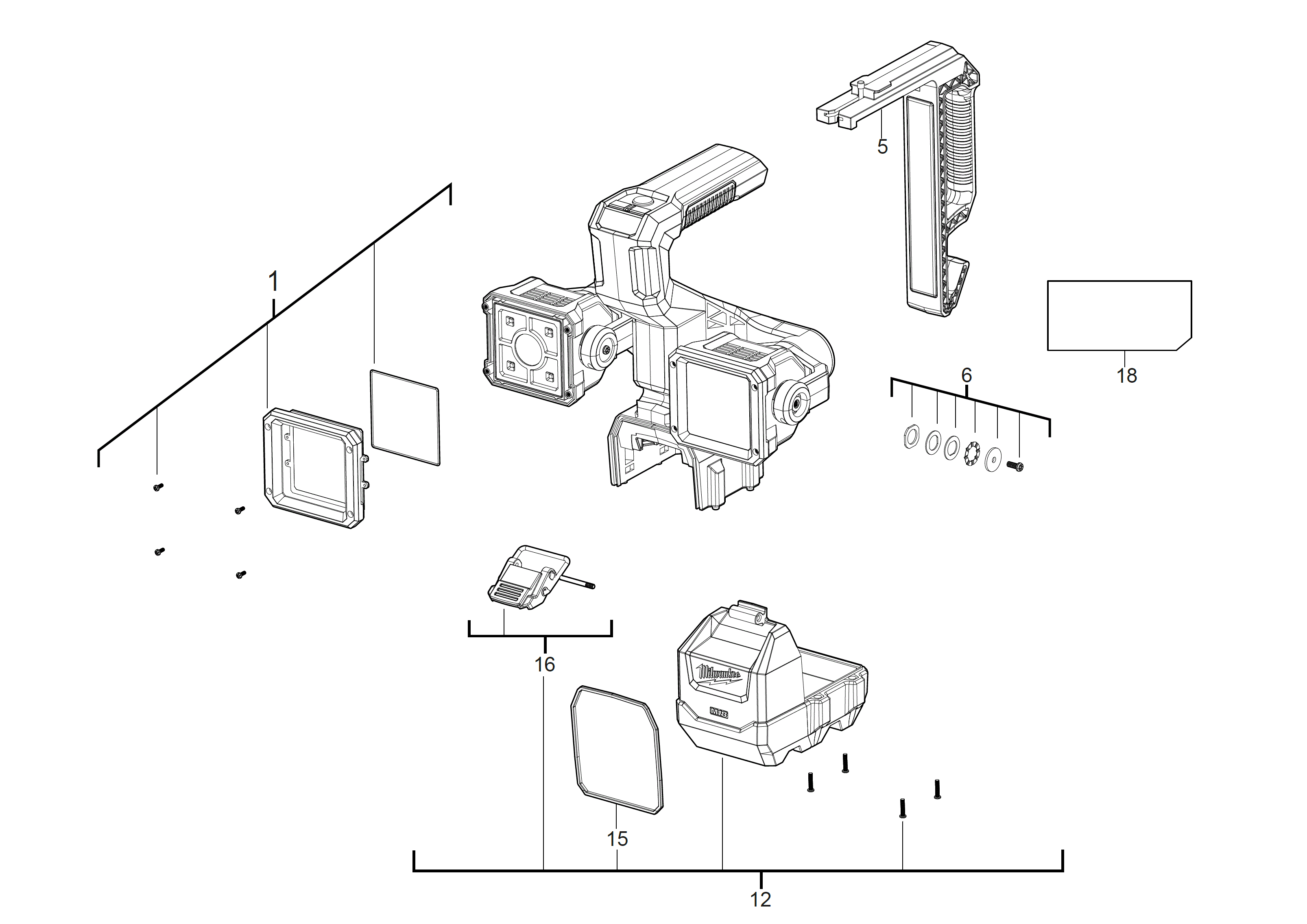 MILWAUKEE M18UBL#4000458685