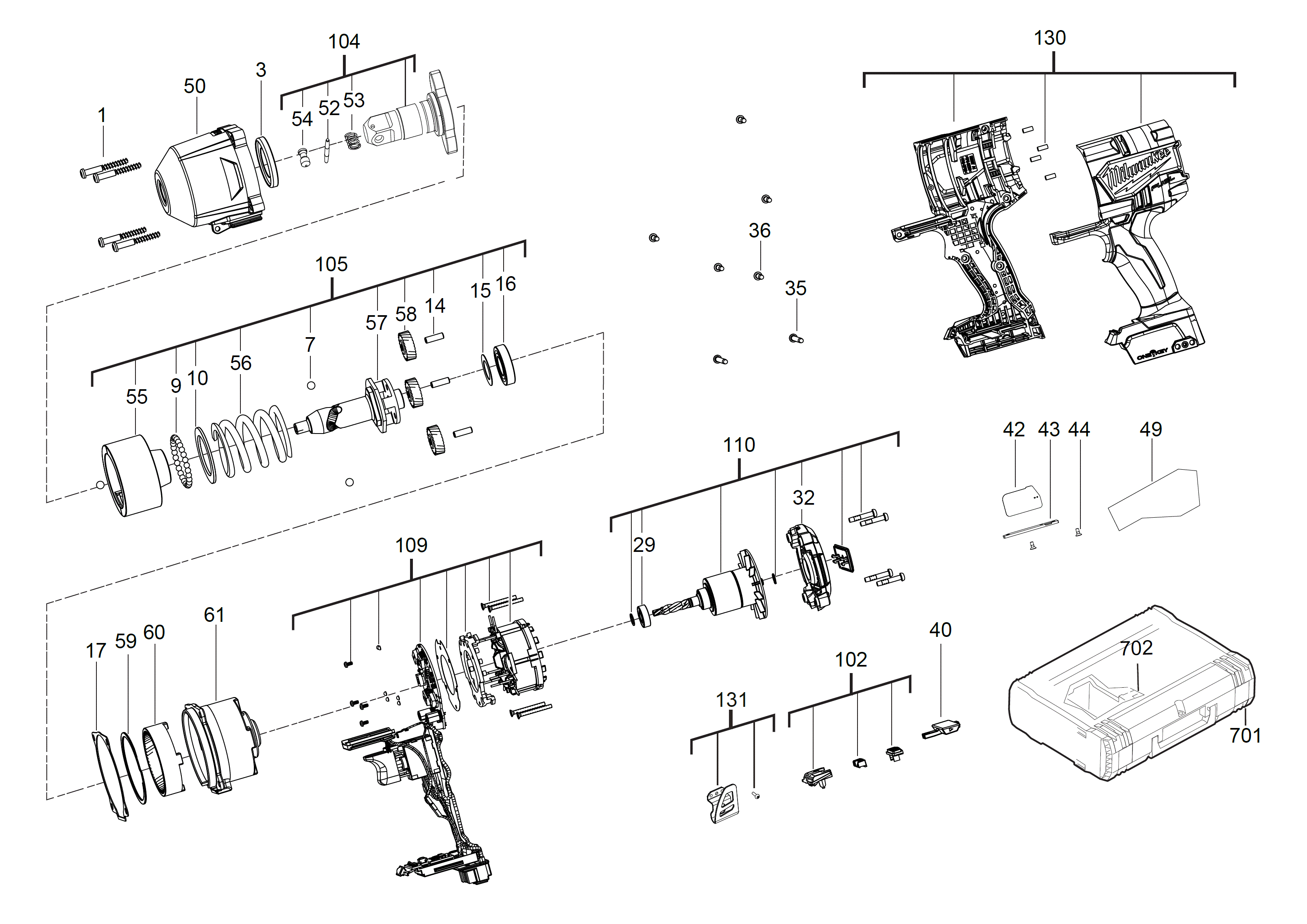 MILWAUKEE M18ONEFHIWP12-0X#4000467185