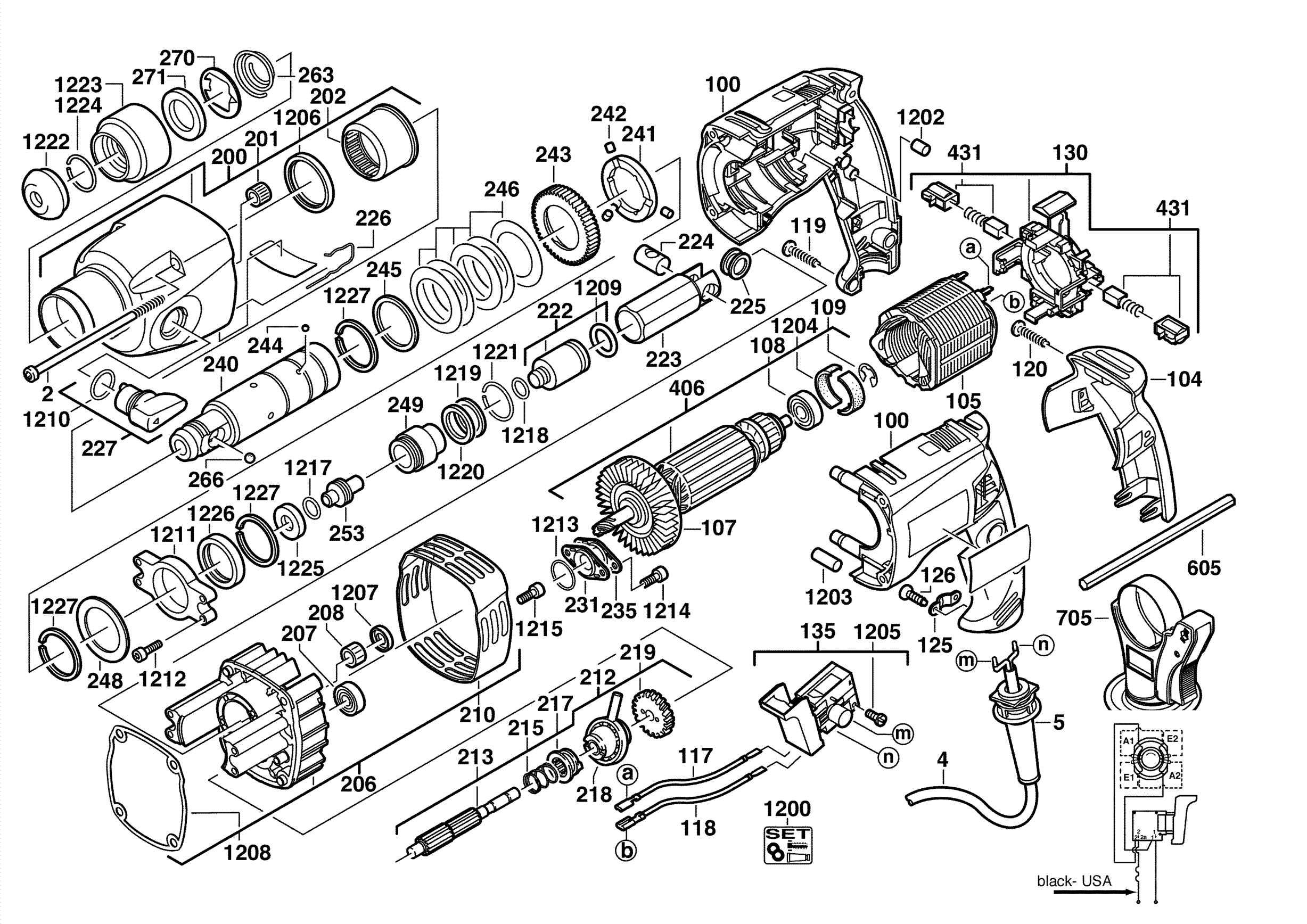 Vue éclatée Milwaukee 5383-9_MILWAUKEE 4000374466#01