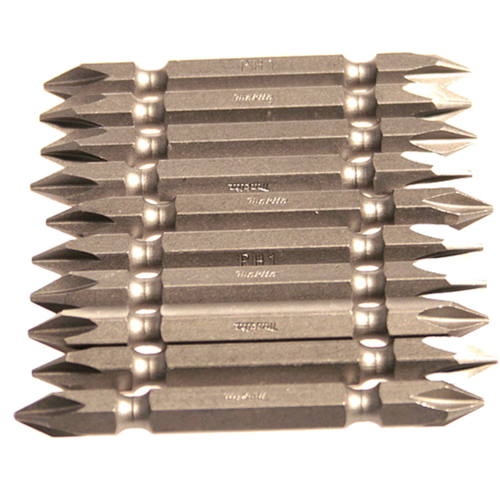 Embout de vissage PH3, double, 65 mm, par 10 Makita