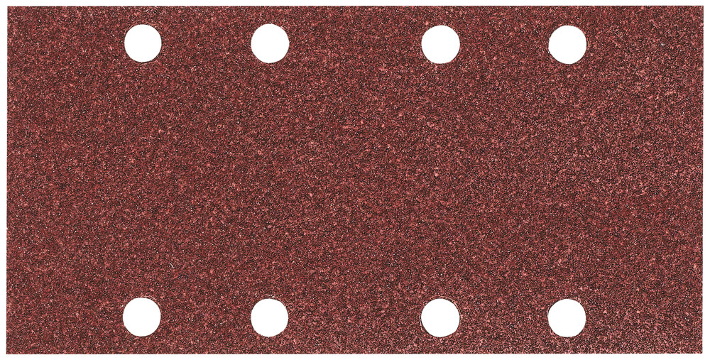 Feuilles rectangulaires abrasives 93x185 mm - 4 + 4 trous - Auto-agrippant Makita