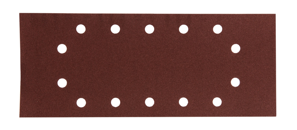 Feuilles rectangulaires abrasives 115x280 mm - 5 + 5 + 2 + 2 trous Makita