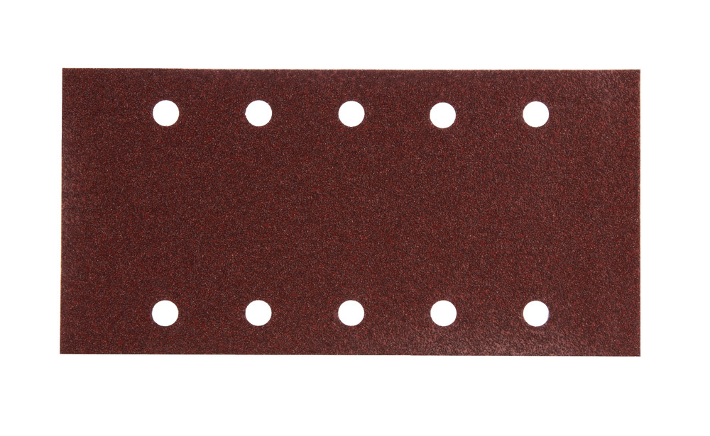 Feuilles rectangulaires abrasives 115x229 mm - 5 + 5 trous - Auto-agrippant Makita
