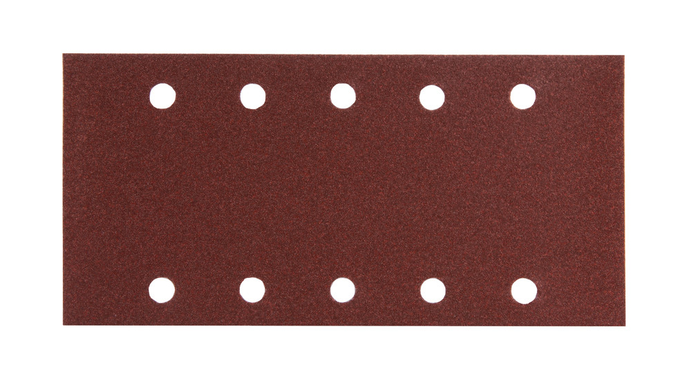 Feuilles rectangulaires abrasives 115x229 mm - 5 + 5 trous - Auto-agrippant Makita