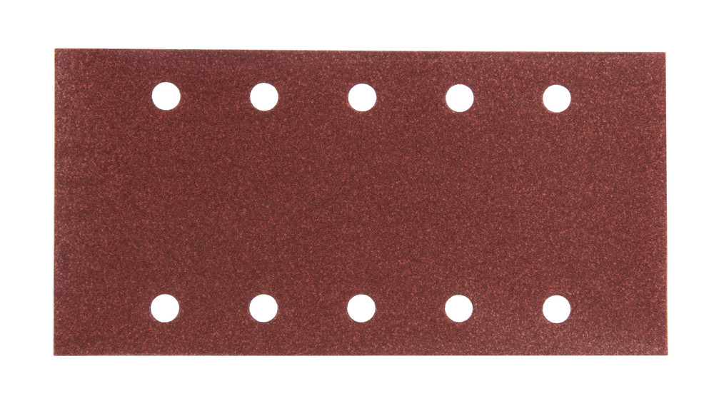 Feuilles rectangulaires abrasives 115x229 mm - 5 + 5 trous - Auto-agrippant Makita
