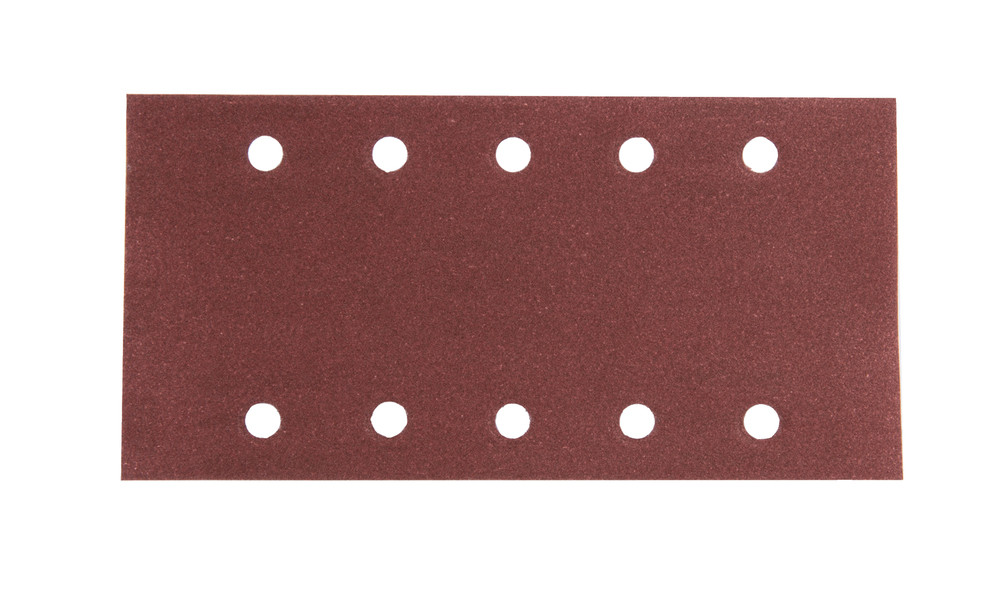 Feuilles rectangulaires abrasives 115x229 mm - 5 + 5 trous - Auto-agrippant Makita