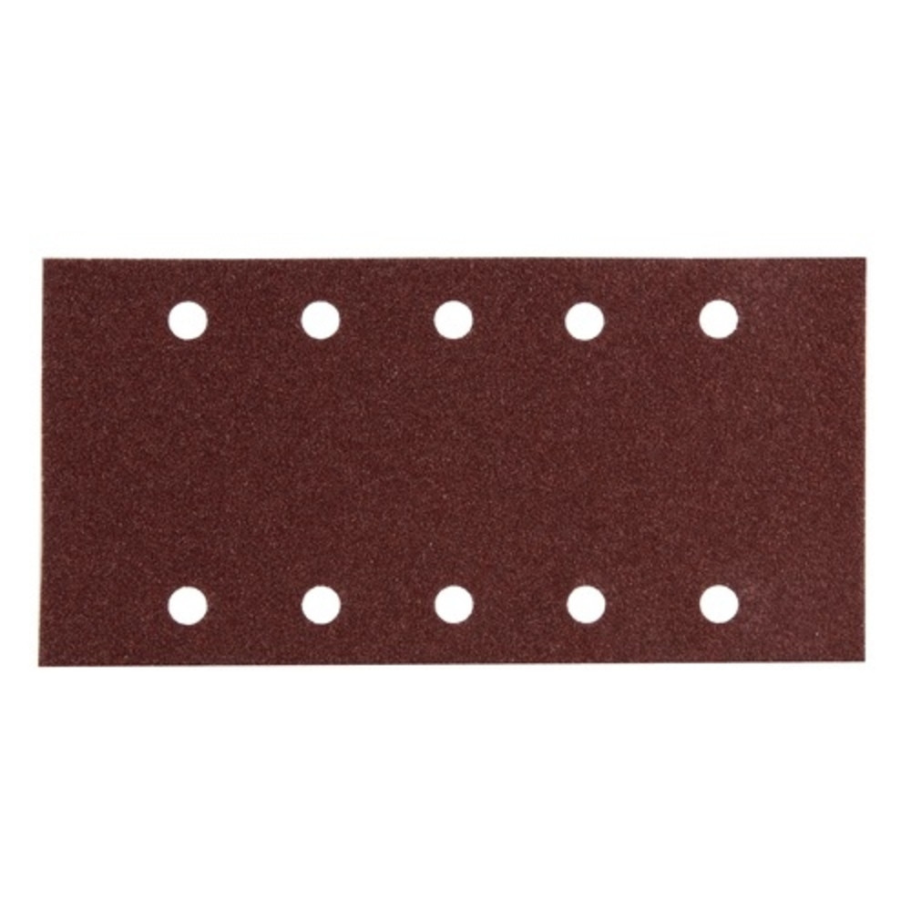 Feuilles rectangulaires abrasives 115x229 mm - 5 + 5 trous - Auto-agrippant Makita