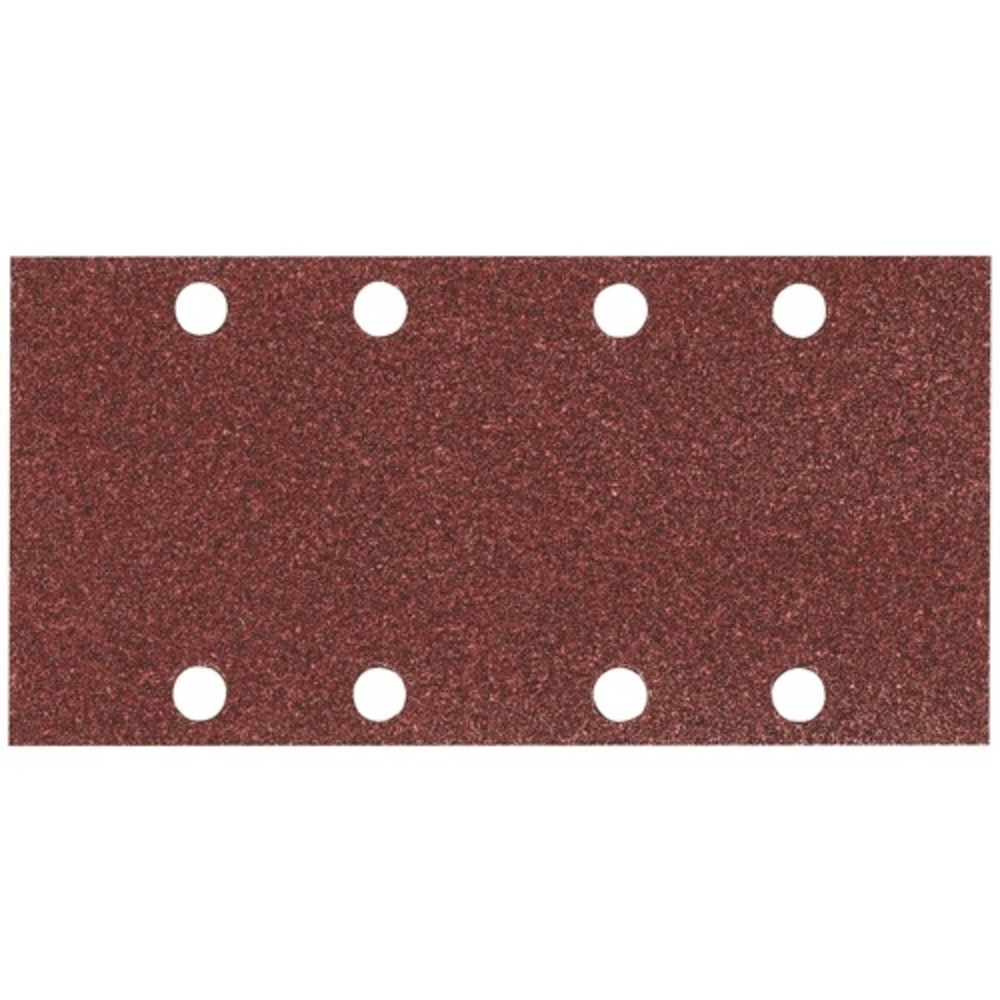 Feuilles rectangulaires abrasives 93x185 mm - 4 + 4 trous - Auto-agrippant Makita