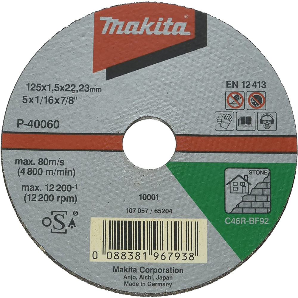 Disque de coupe 125 x 22 x 1,5 mm, 10 pcs Makita