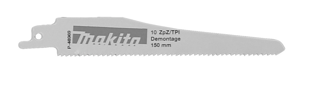 Lames Bi-Métal épaisses pour coupe droite acier et bois avec reste métal (Démontage et secours) Makita