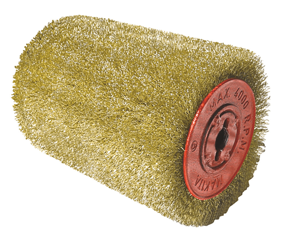 Brosses fil d'acier laitonné Makita