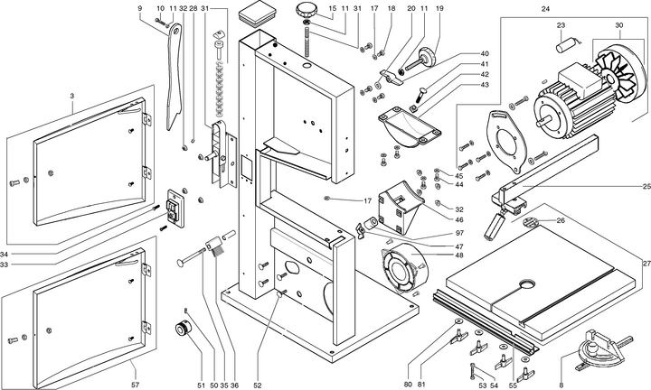 Vue éclatée METABO 009002510010#01
