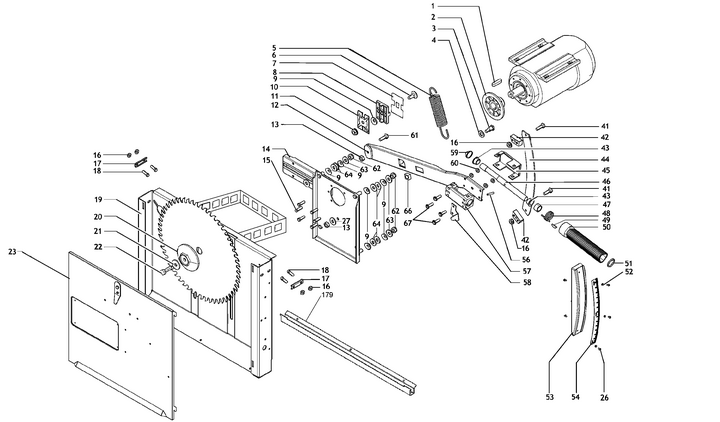 Vue éclatée METABO 010470500013#01