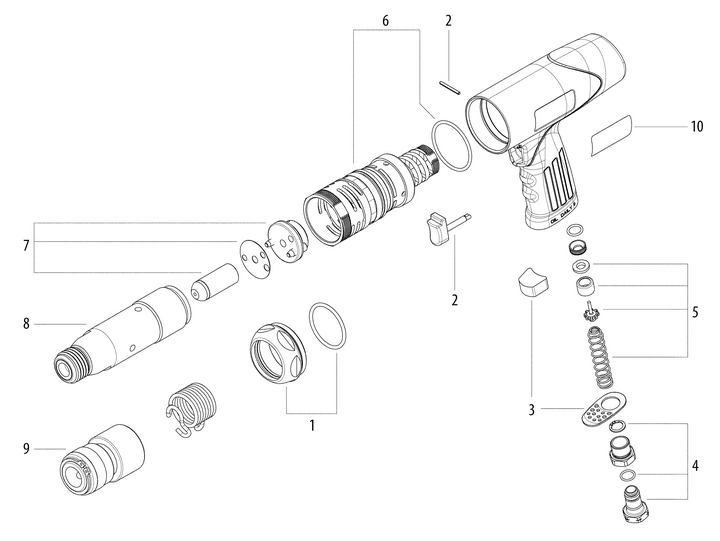 Vue éclatée METABO 01561000#01