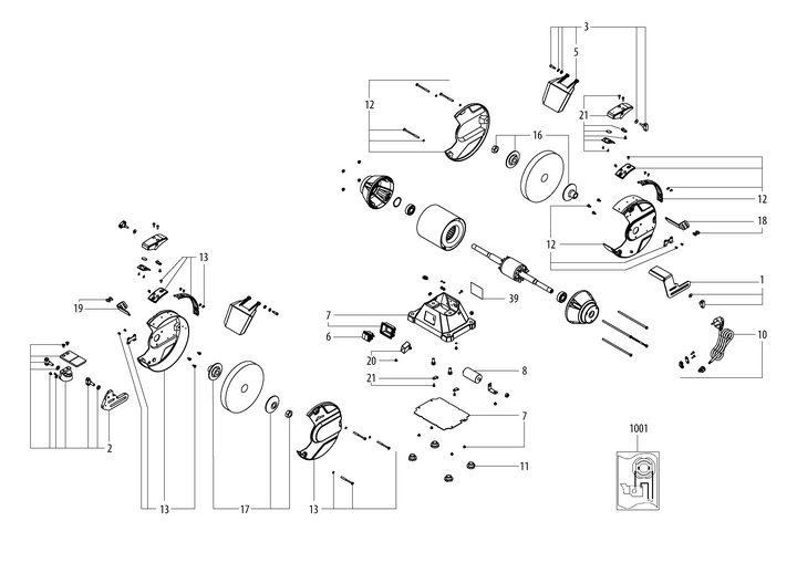 Vue éclatée METABO 04200000#01