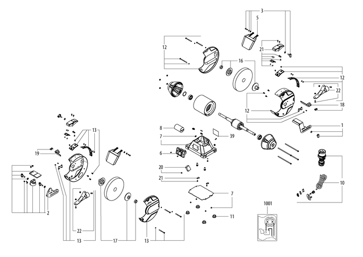 Vue éclatée METABO 04210000#01