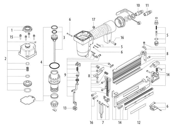 Vue éclatée METABO 01568000#01