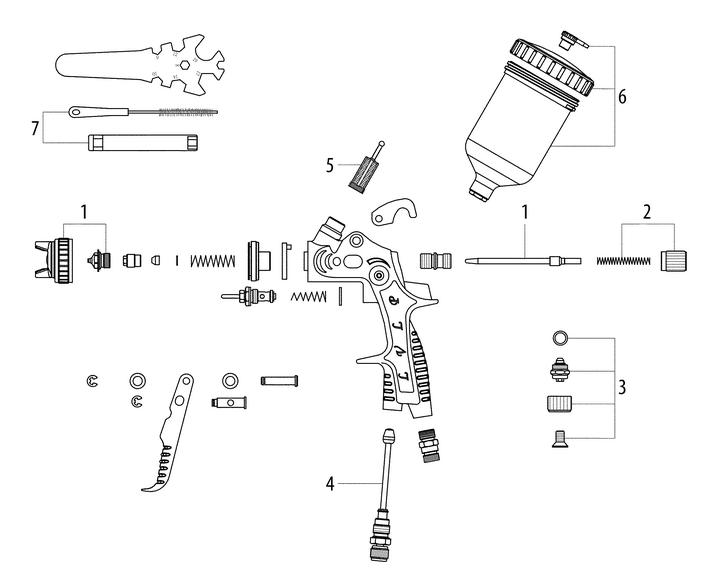 Vue éclatée METABO 01578000#01
