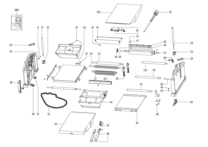Vue éclatée METABO 011402600014#01