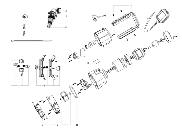 Vue éclatée METABO 01792000#01