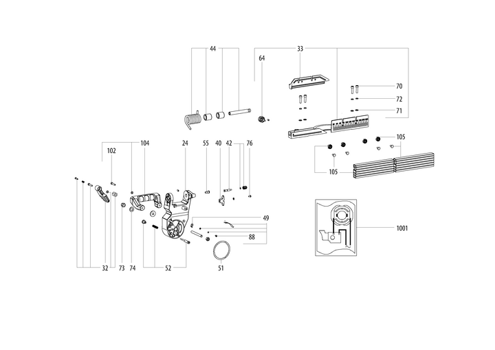 Vue éclatée METABO 19003000#01