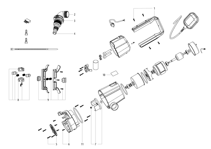 Vue éclatée METABO 01794000#01