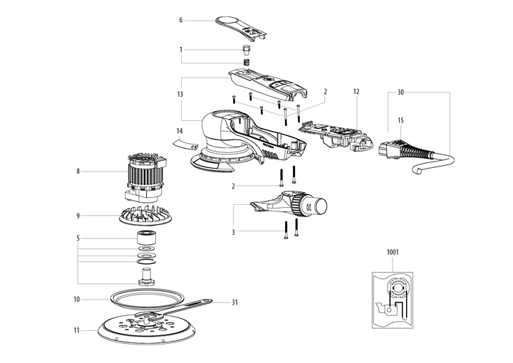Vue éclatée METABO 15050000#01