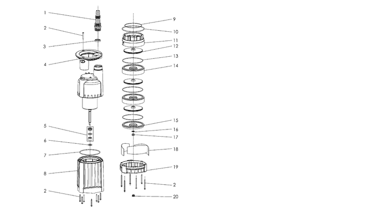 Vue éclatée METABO 025075010010#01