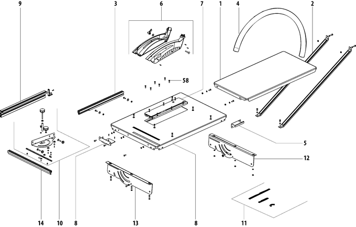 Vue éclatée METABO 010315200013#01