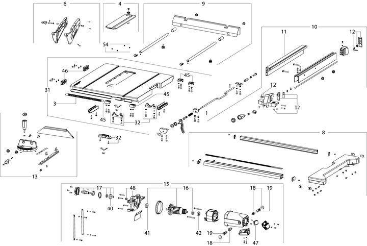 Vue éclatée METABO 00668181#01
